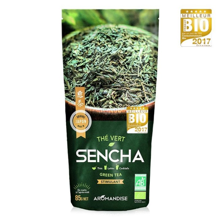 Tè verde Sencha giapponese biologico di Uji - 85g - Aromandise