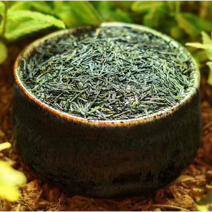 Thé vert Gyokuro BIO, Grand Cru de dégustation d'Uji (Japon) - 50g - Aromandise