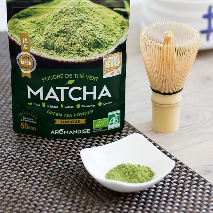 Tè verde Matcha biologico in polvere da Uji (Giappone) - 50g - Aromandise