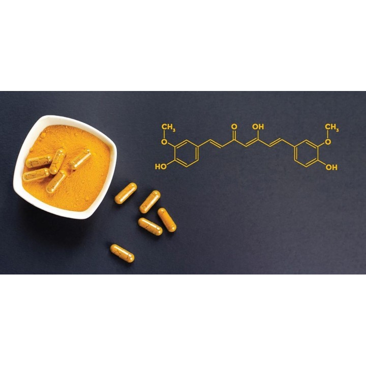 Bio-Kurkuma Gold - Bio optimiert für eine sehr hohe Assimilation - 60 Kapseln - Longline