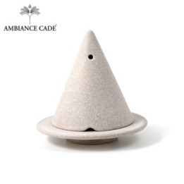 Lampada Merlin per bruciare il legno di cade, Pietra grigia - Ambiance Cade