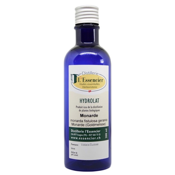 Hydrolat comestible de Monarde du Valais - 200 ml - L'essencier
