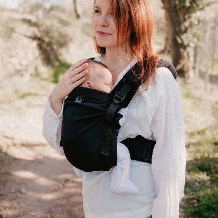 Vorgeformte Babyschale, My Neo, Ultraleicht - 0 bis 1 Jahr, Schwarz - NeoBulle