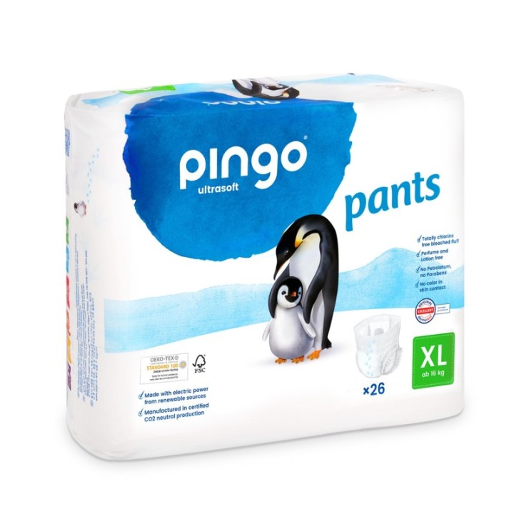 Pants per il bambino, svizzero ed ecologico - Taglia MOD, MOD (0-0kg), 40pz - Pingo