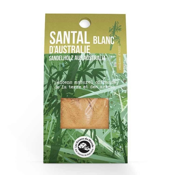 Australische Weiße Sandelholz Räucherharze - 25g - Les encens du monde