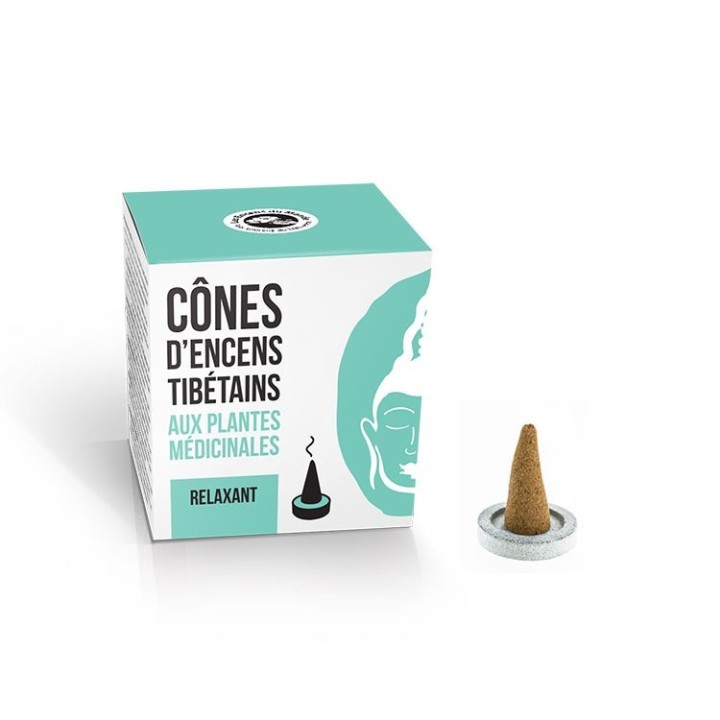 Tibetische Räucherkegel, Entspannend - Les encens du monde (Aromandise)
