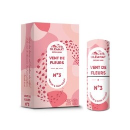 Profumo solido biologico in stick, 100% naturale, N°3 Venti di fiori - 4,5g - Oléanat
