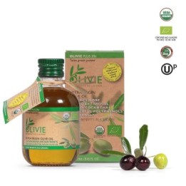 Olivie Plus 30X, Huile d'olive enrichie - Anti-oxydante, cholestérol et inflammatoire - 250ml - Olivie