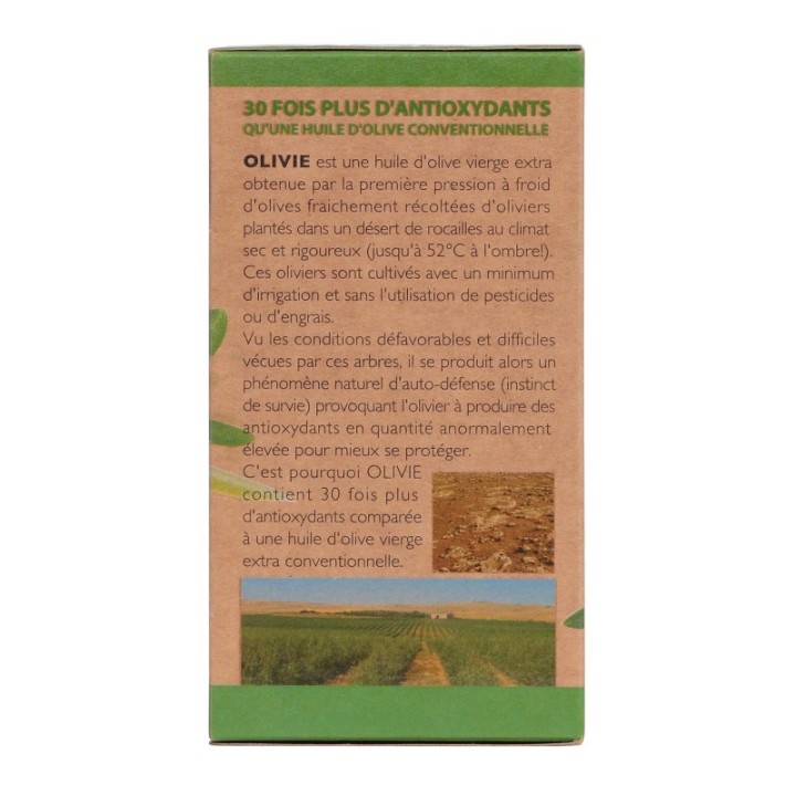 Olivie Plus 30X, Olio d'oliva arricchito - Anti-ossidante, colesterolo e infiammatorio - 250ml - Olivie