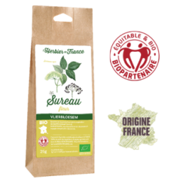 Holunderblüten aus biologischem und fairem Handel aus Frankreich - 25g - L'Herbier de France