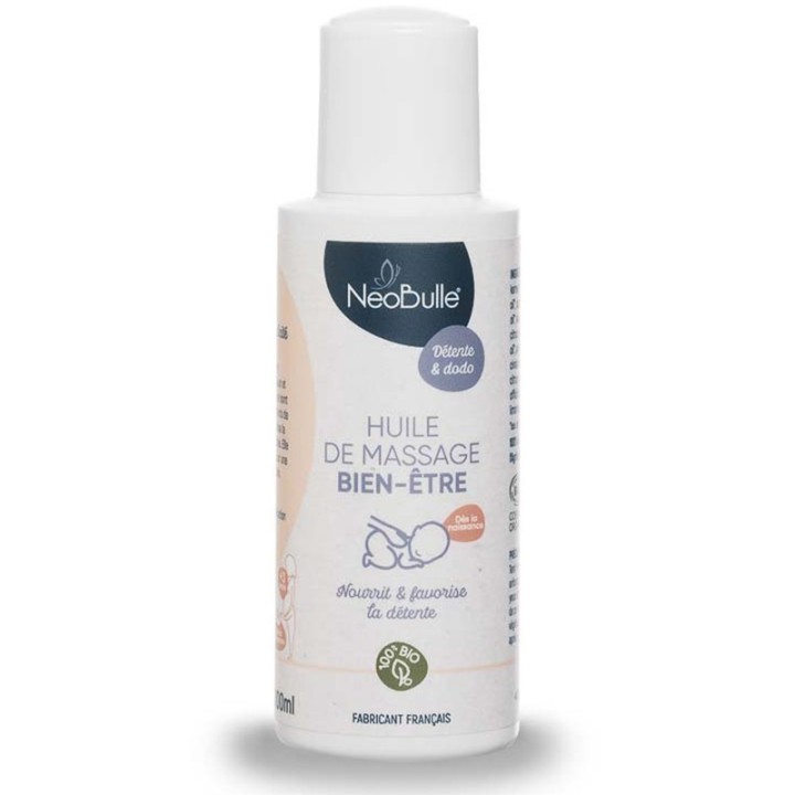 Olio Benessere Biologico, olio da massaggio rilassante - 100ml - NéoBulle