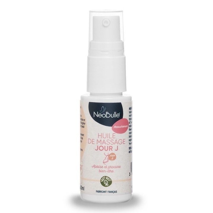 Huile de détente BIO, pour le jour "J" de l'accouchement - 20ml - NéoBulle
