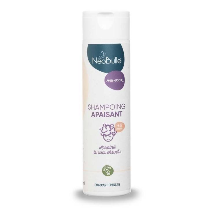 Shampooing BIO apaisant, Anti-poux à la lavande bio - 200ml - Néobulle