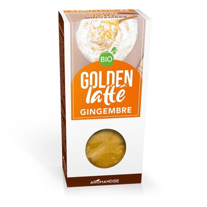 Organic Golden Latte (miscela di spezie), curcuma-zenzero - 60g - Aromandise