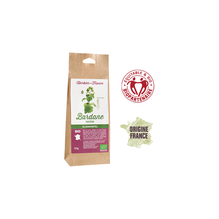 Radici di bardana biologica dalla Francia - 50g - L'Herbier de France