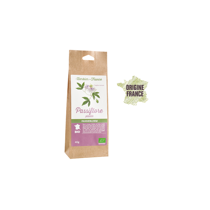 Passiflore (plante) BIO de France - 40g - L'Herbier de France