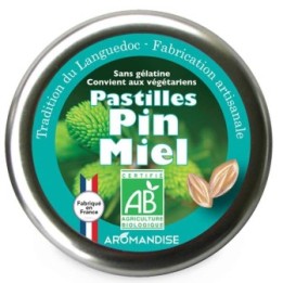 Pastilles artisanales du Languedoc, au Pin et au Miel - 45g - Aromandise