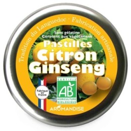 Pastiglie tradizionali della Linguadoca, con limone e ginseng - 45g - Aromandise