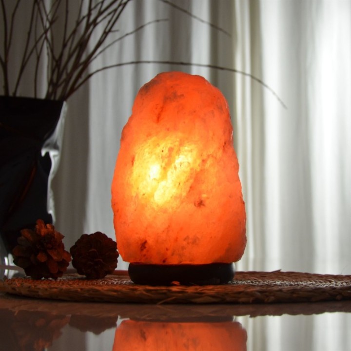 Himalaya-Salzkristall-Lampe, 4 bis 6 kg - ZEN'Arôme