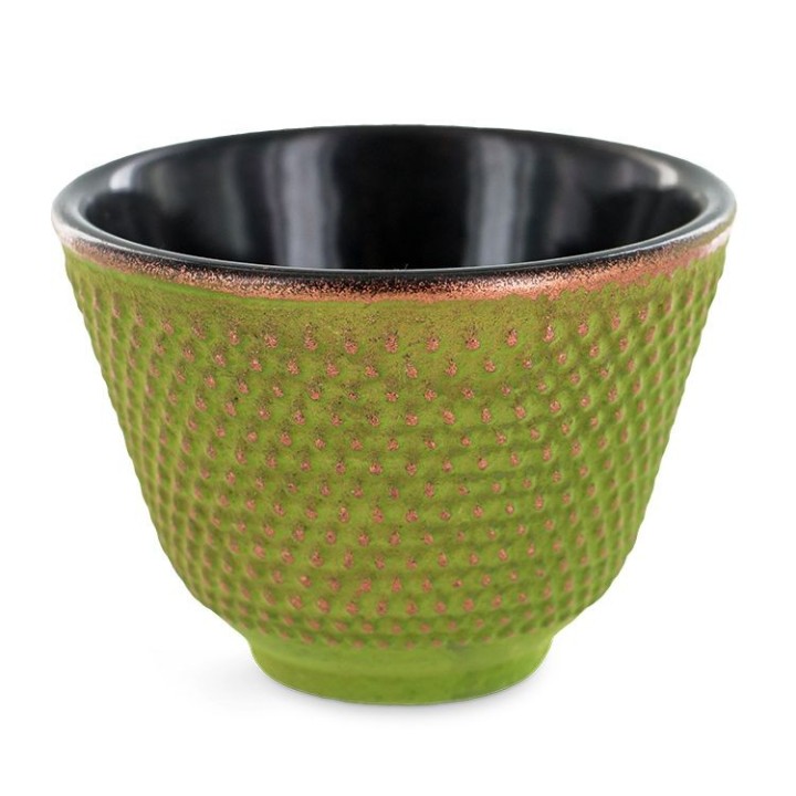 Ciotola in ghisa ZEN, verde, per incenso - Les Encens du monde