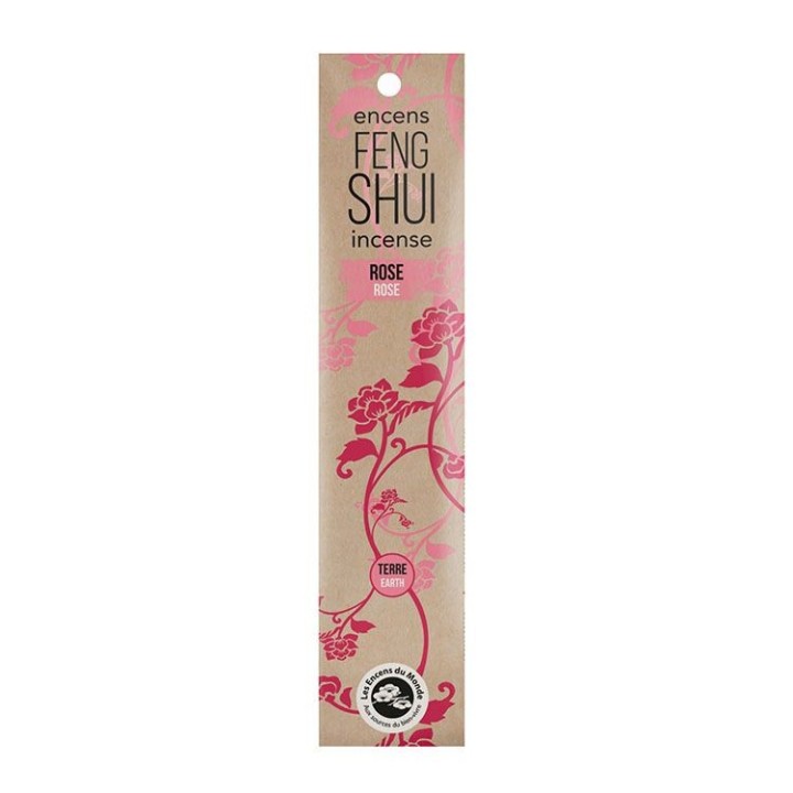 Incensi naturali Feng-Shui - Elemento Terra, Rosa - Les encens du monde