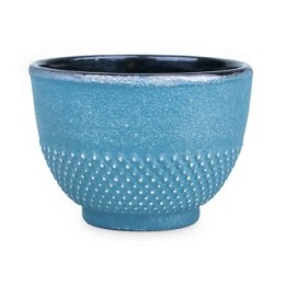 Tazza in ghisa smaltata, Blu argento - 0.15 Litri - Aromandise