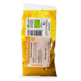 Bio-Kurkuma gemahlen, Cellocompost Zero Waste - 40gr - Aromandise