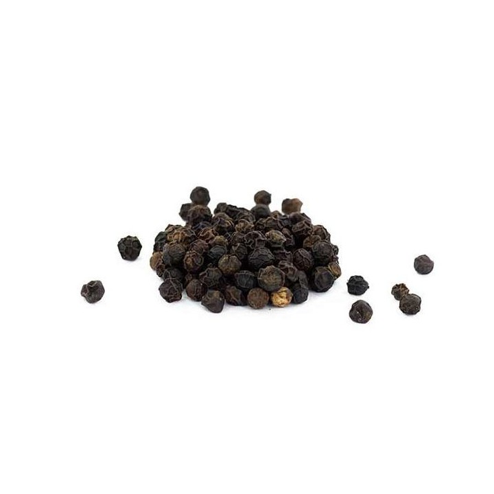 Poivre noir BIO entier, Cellocompost Zéro déchet - 55 gr  - Aromandise