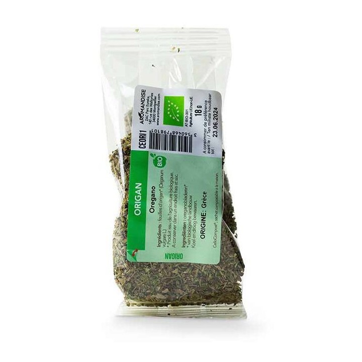 Origan BIO, Cellocompost Zéro déchet - 18gr  - Aromandise
