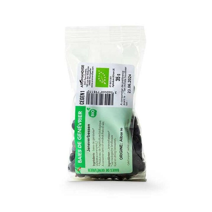 Bio-Wacholderbeeren - Cellocompost Zero Waste - 35gr - Aromandise