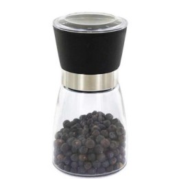 Gewürzmühle aus Glas mit Keramikwerk, Cellocompost - Aromandise