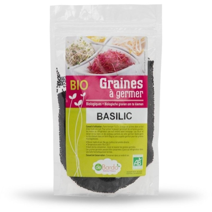Bio-Basilikumsprossen - 100g - De Bardo