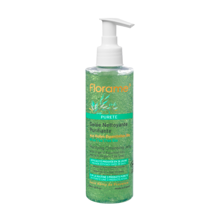 Purifying Cleansing Gel, reinigt und entfernt Unreinheiten - 200ml - Florame