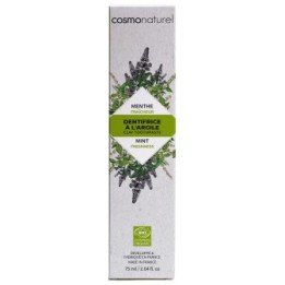 Dentifricio biologico con argilla e olio essenziale, Menta fresca - 75ml - Cosmo Naturel