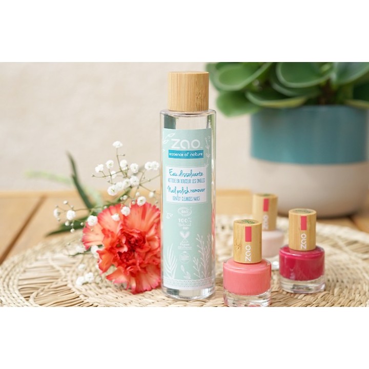 Nagellackentferner, reinigt sanft die Nägel - BIO & Vegan - 100ml - Zao