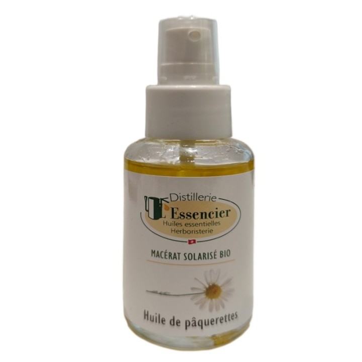 Macerato solarizzato di olio di margherita del Vallese - 50ml - L'essencier