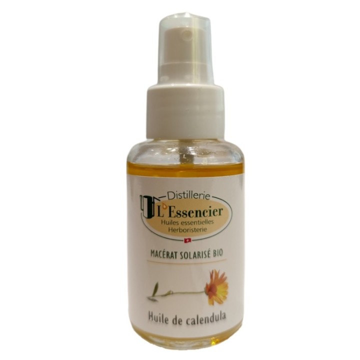 Macérât solarisé d'huile de Calendula - 50ml - L'essencier
