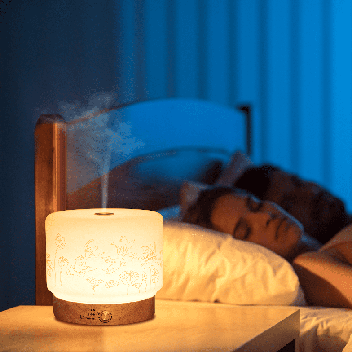 Diffusore di oli essenziali a ultrasuoni e aiuto per il sonno, LISALIA "Carpe Khoi" - Innobiz