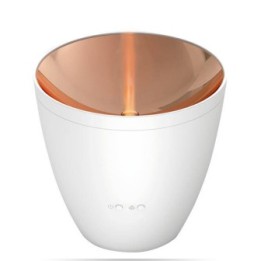 Ultraschall Diffusor für ätherische Öle, Zoe schwarz - Bernsteinfarbenes Licht - Stadler Form