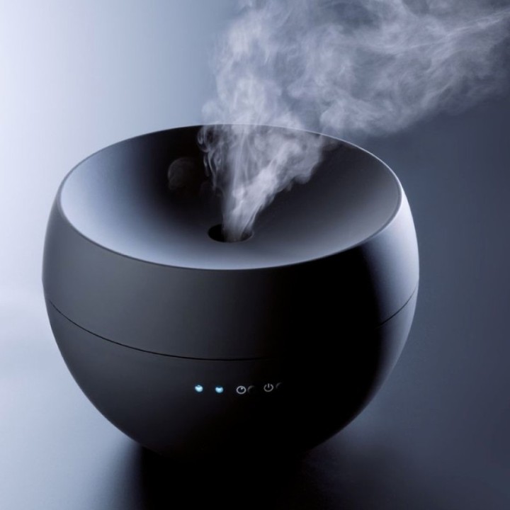 Diffuseur d'huiles essentielles Ultrasonique, JASMINE noir - Sobre et discret - Stadler Form