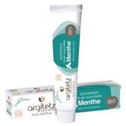 Dentifrice Menthe Bio - 75ml - Argiletz