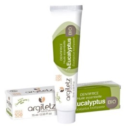 Bio Zahnpasta mit Tonerde und Eucalyptus - 75 ml -Argiletz