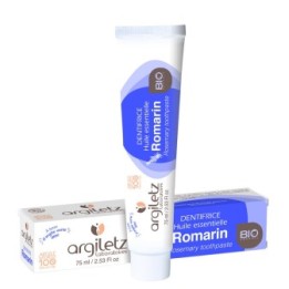 Dentifricio biologico, 100% naturale con argilla e rosmarino - 75ml - Argiletz