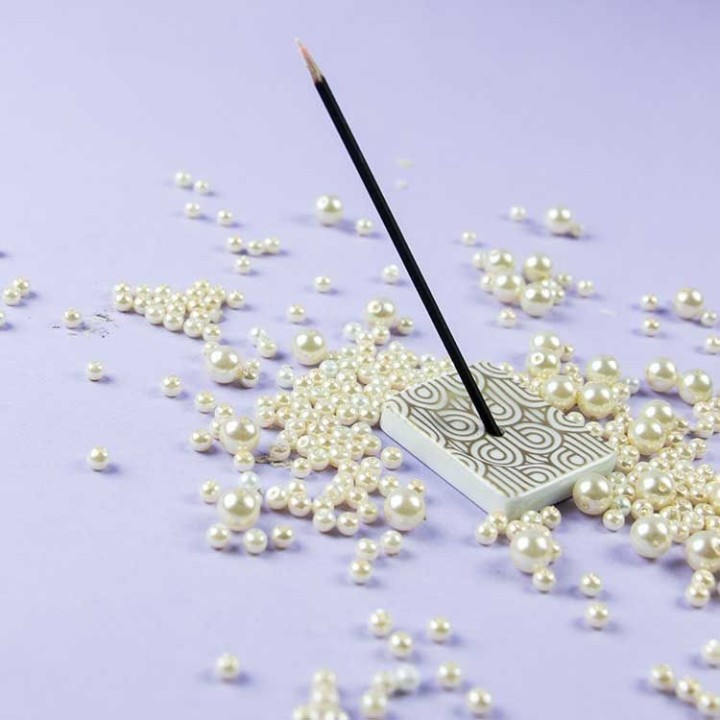 Encens précieux KARIN du Japon, Perle "sans fumée" (porte encens inclus) - 40x 30min. - Les Encens du monde