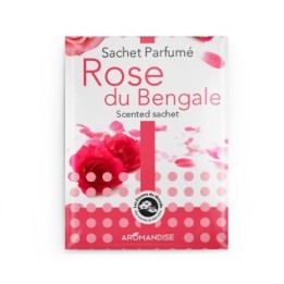 Duftsäckchen, 100% natürlich und Fair Trade, Bengalische Rose- 15g - Les encens du monde