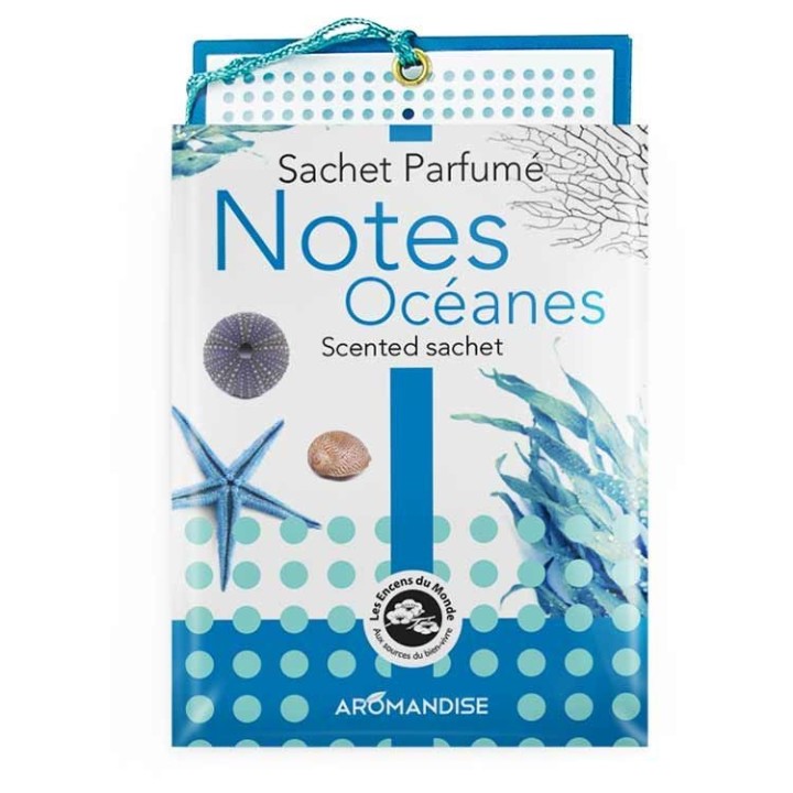 Bustina profumata, 100% naturale,  equo e solidale, Note sull'oceano - 15g - Les encens du monde