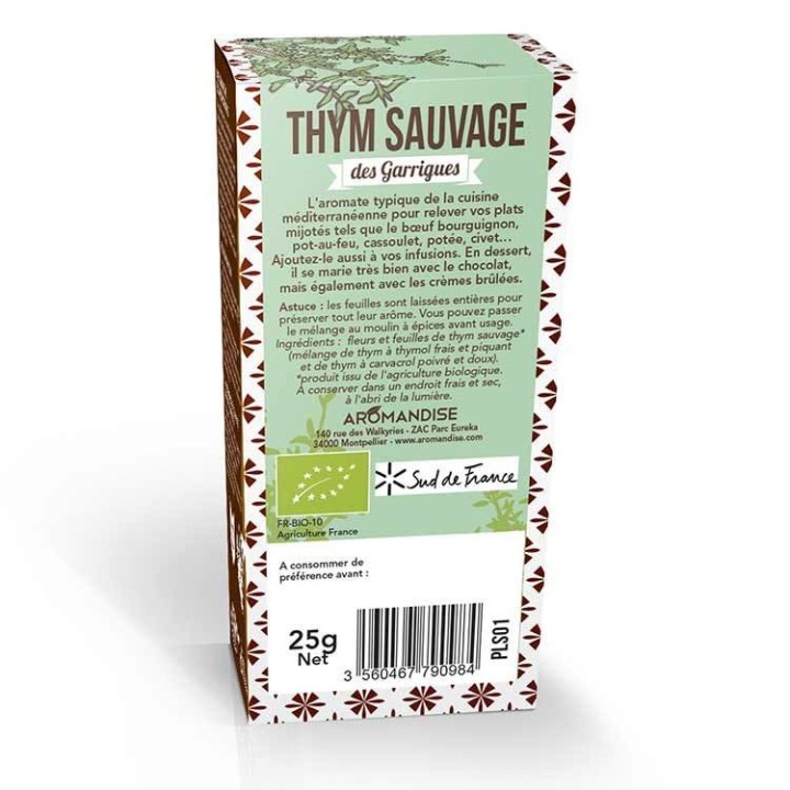 Wilder Thymian aus den Garrigues BIO - 20g - Aromandise