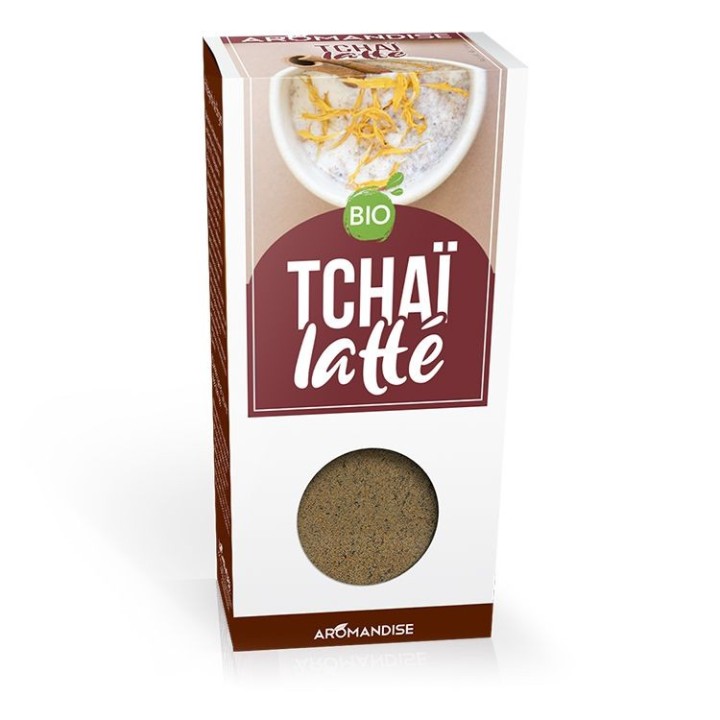 Tchai Latté biologico (miscela di spezie tradizionali indiane) - 60g - Aromandise