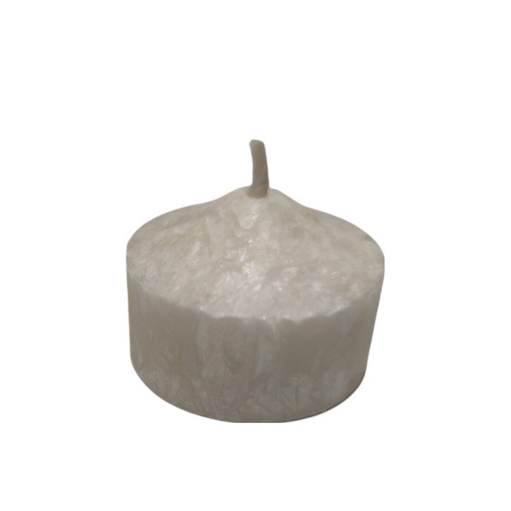 Candela tealight bianca in stearina vegetale - 24 pezzi - Ah! Table