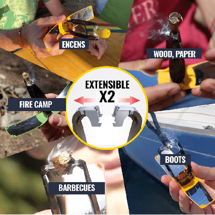 Briquet/Allume-feu - Solaire, durable et écologique, SUNCASE GEAR - 1pce - Solar Brother